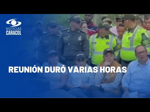 Reabren la vía al Llano tras acuerdo entre Ministerio de Transporte y manifestantes