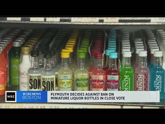 Plymouth votes to not ban miniature alcohol bottles