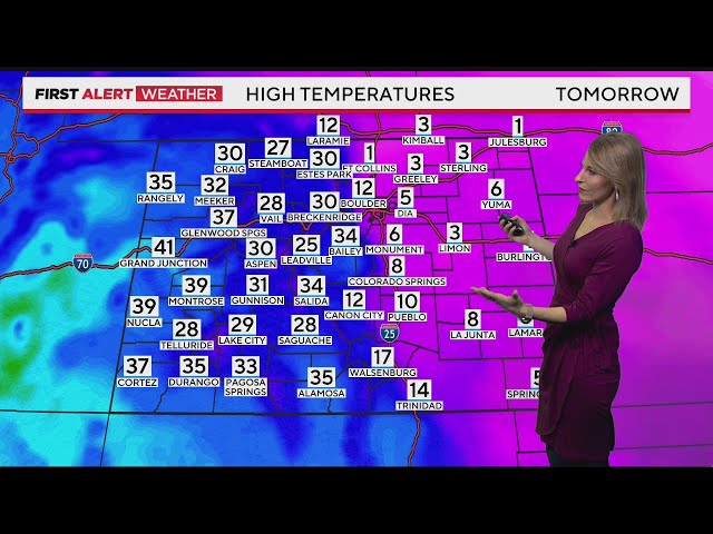 Frigid Air, Heavy Mountain Snow Through Monday