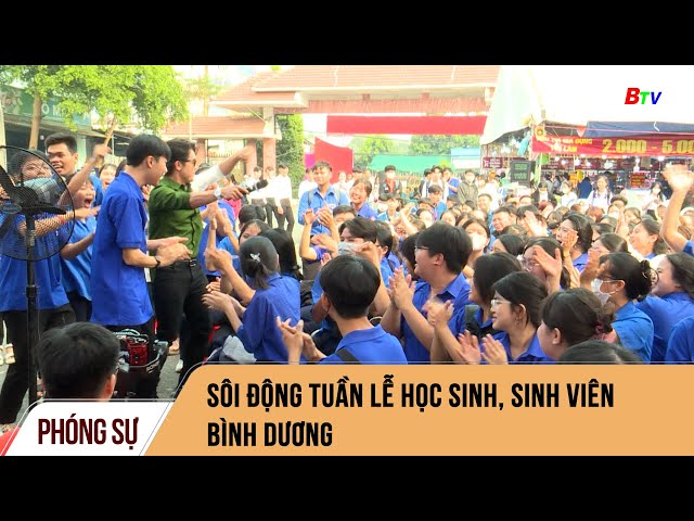 Sôi động tuần lễ học sinh, sinh viên Bình Dương