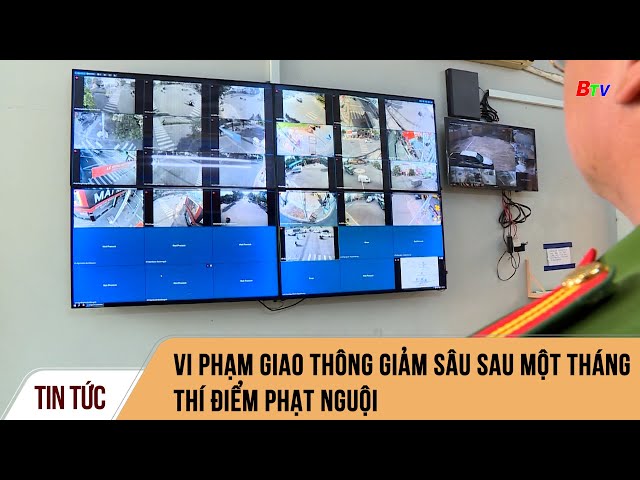 Vi phạm giao thông giảm sâu sau một tháng thí điểm phạt nguội