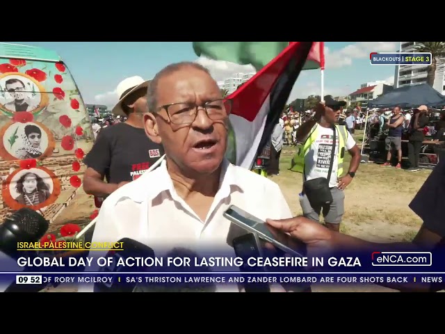 WATCH | Global day of action for lasting ceasefire in Gaza