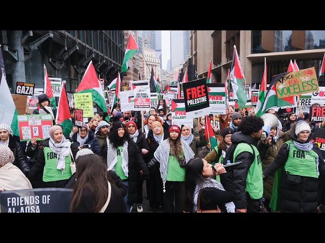 Londres : des dizaines de milliers de manifestants demandent la fin du conflit israélo-palestinien