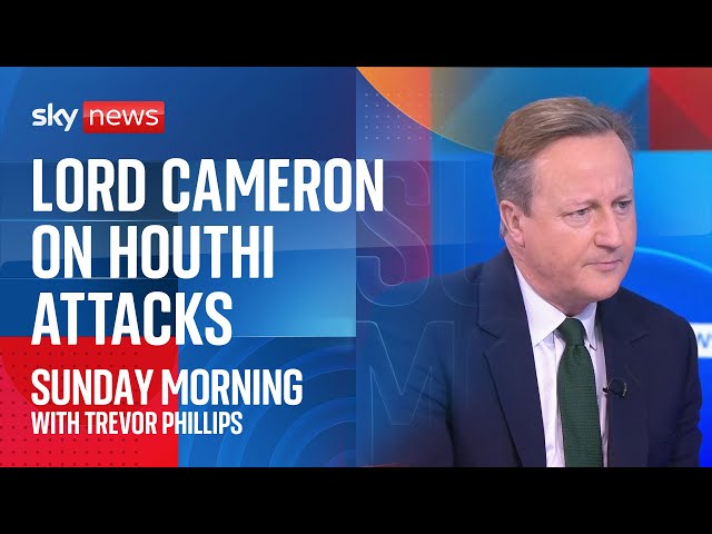 'Hard to think of a time when there was so much danger and insecurity,' says Lord Cameron