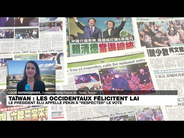 Les élections à Taïwan perçues comme "un échec de la Chine" par les Taïwanais • FRANCE 24