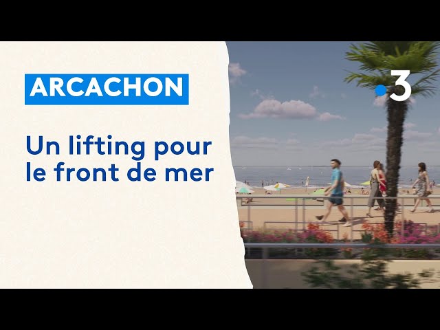 Front de mer à Arcachon : une promenade embellie et mieux organisée dans un espace végétalisé