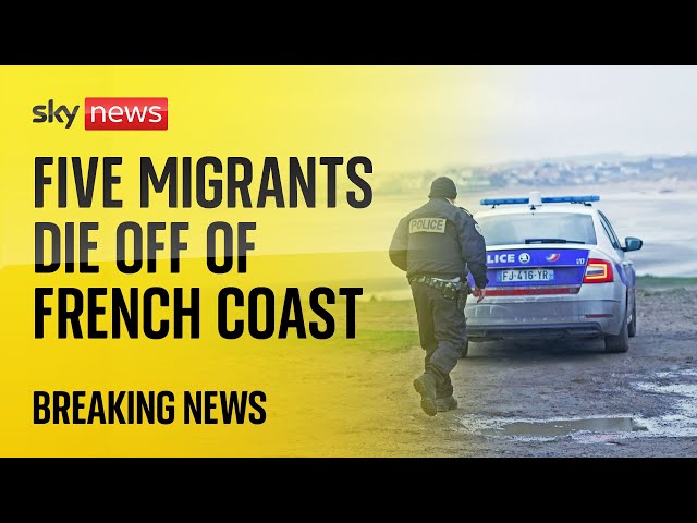 Five migrants die while attempting to cross Channel to UK