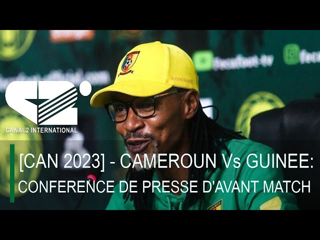 [ CAN 2023 ] CAMEROUN  Vs GUINEE: CONFERENCE DE PRESSE D'AVANT MATCH