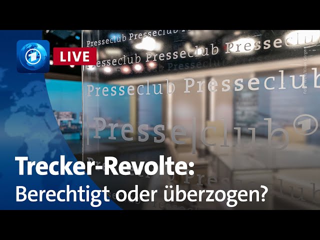 Die Trecker-Revolte: Berechtigt oder überzogen? | ARD-Presseclub