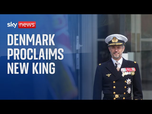 Watch live: Denmark to proclaim a new king as Queen Margrethe II signs abdication