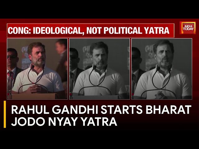 Rahul Gandhi Initiates Bharat Jodo Nyay Yatra 2.0 from Manipur