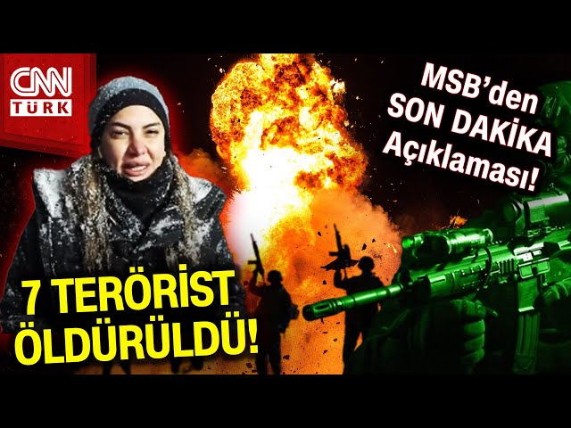 SON DAKİKA! | MSB'den Kritik Açıklama! Suriye'nin Kuzeyinde 7 PKK'lı Etkisiz Hale Get