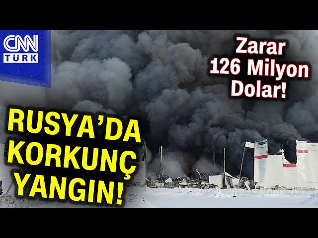 Rusya'da Korkunç Yangın! 50 Bin Metrekarelik Alan Kül Oldu #Haber