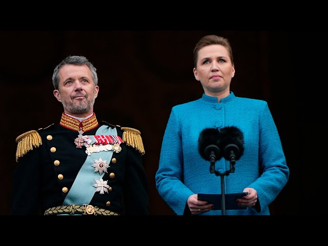 King Frederik X proclaimed by prime minister on palace balcony