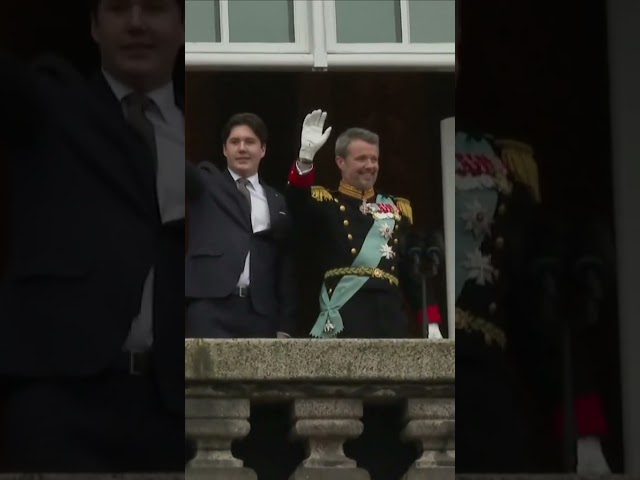 Denmark's King takes the throne