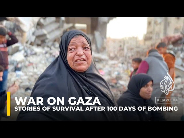 Gazans find solace amid ruins: Stories of survival after 100 days of bombing