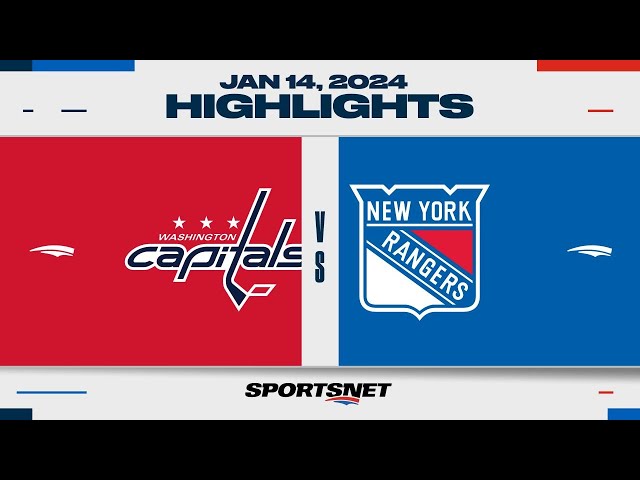 NHL Highlights | Capitals vs. Rangers - January 14, 2024