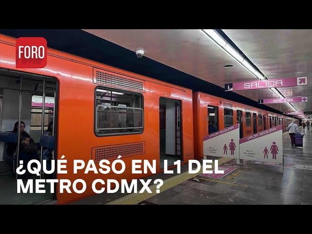 Restablecen servicio en Línea 1 del Metro CDMX tras falla eléctrica - Las Noticias