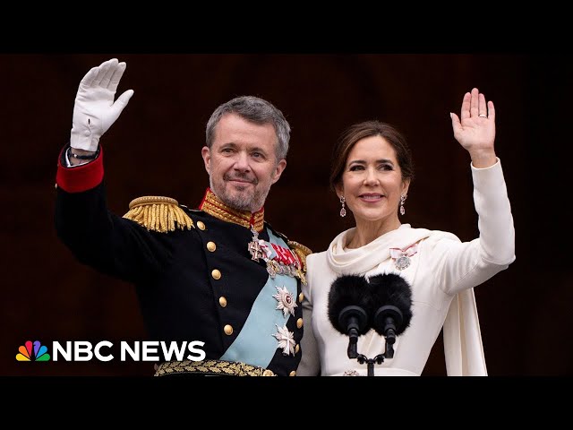 ⁣Denmark gets a new king as Frederik X takes the throne