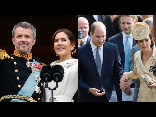 ⁣King Frederik X and Queen Mary have a ‘lot of similarities’ to Prince William and Kate