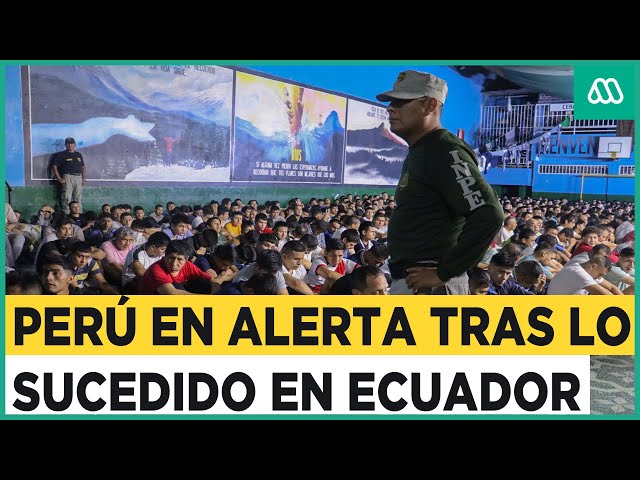 Perú intenta prevenir lo ocurrido en Ecuador: Gigantescos operativos al interior de las prisiones