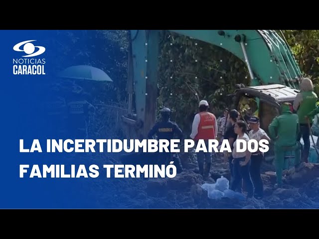 Otras dos víctimas mortales del derrumbe en Chocó fueron identificadas