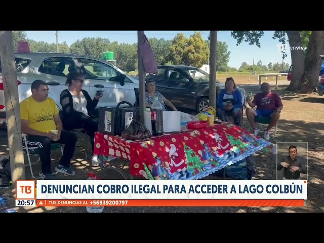 Denuncian cobro ilegal para acceder a Lago Colbún