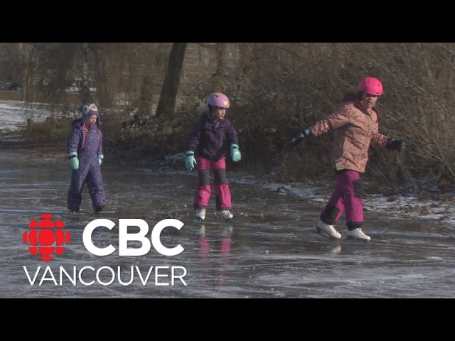 Pond skating in Vancouver