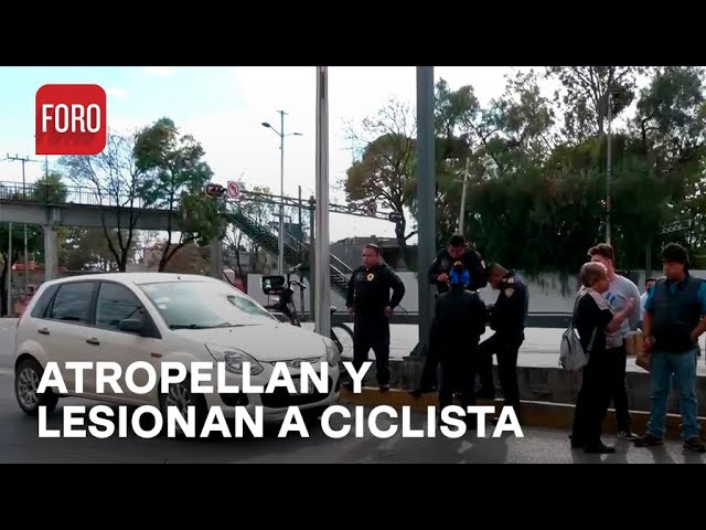 Ciclista gravemente herido tras ser atropellado en Calzada Vallejo, CDMX - Las Noticias