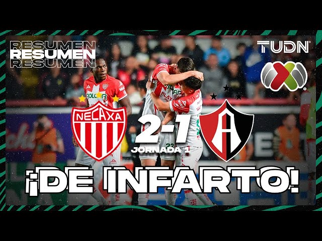 Resumen y goles | Necaxa 2-1 Atlas | Liga Mx - CL2024 J1 | TUDN