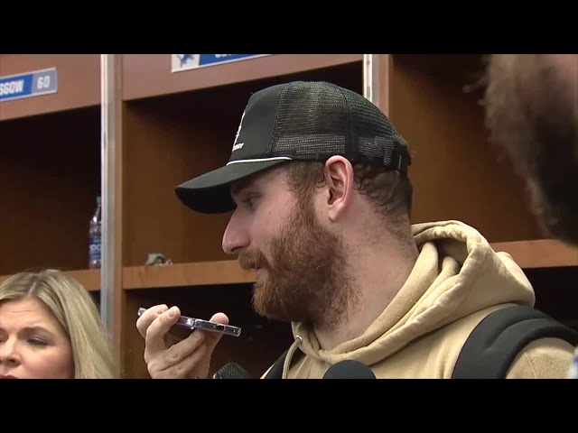 Frank Ragnow talks about the Lions playoff victory over the Los Angeles Rams