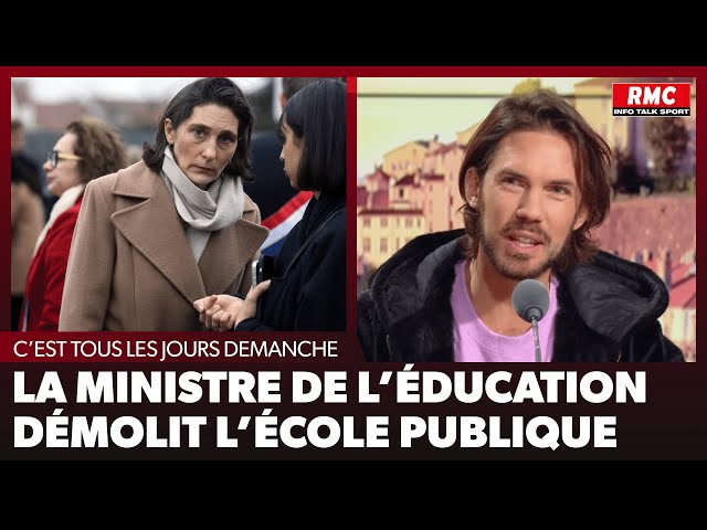 Arnaud Demanche : la ministre de l'Éducation démolit l'école publique