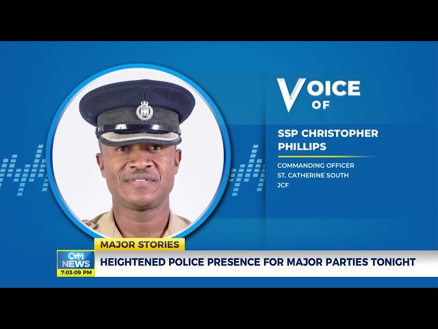 Heightened Police Presence For Major Parties Tonight | CVM NEWS DEC 26, 2023 | CVMTV