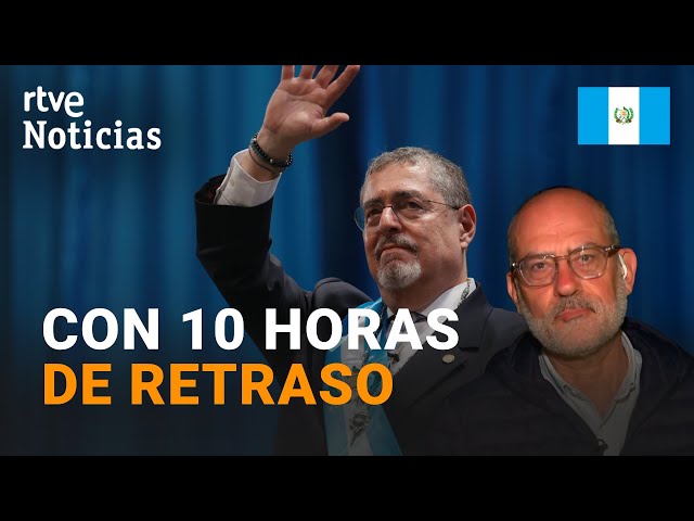 GUATEMALA: ARÉVALO toma POSESIÓN tras los INTENTOS del CONGRESO de evitar su INVESTIDURA | RTVE