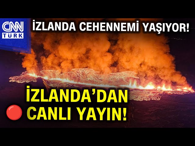 ⁣İzlanda Cehennemi Yaşıyor! Yanardağdan Canlı Yayın... #Haber