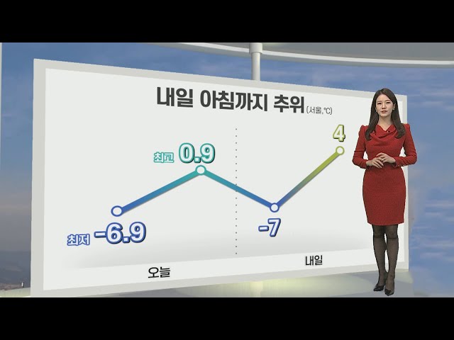 [날씨] 내일 아침까지 강추위…동쪽 곳곳 건조주의보 / 연합뉴스TV (YonhapnewsTV)