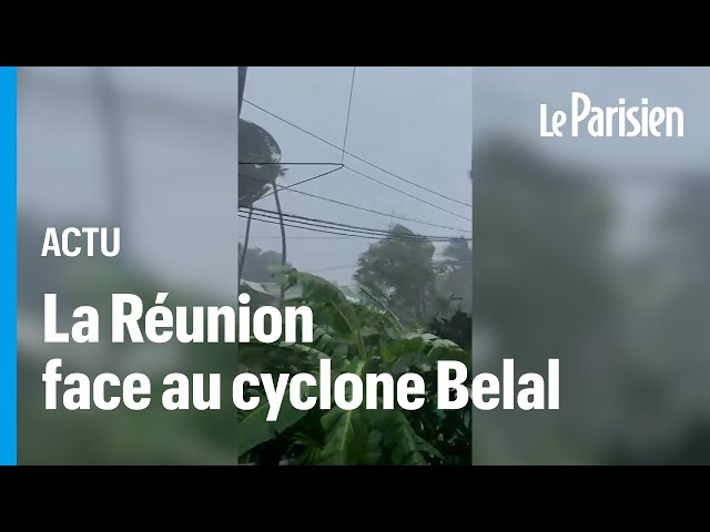 Les premières images du Cyclone Belal à La Réunion