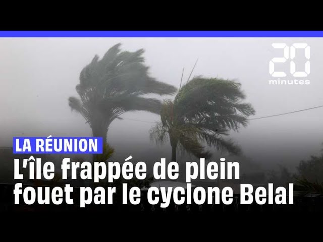 La Réunion : L'oeil du cyclone Belal a frappé l'île