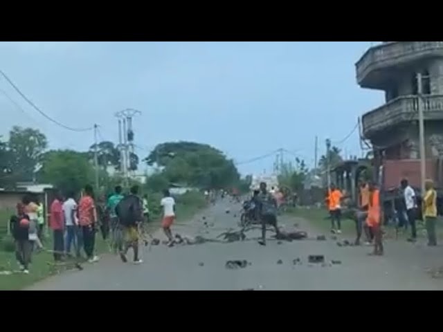 Vote2024 Tension à Moheli, manifestation  contre la fraude lors des élections aux Comores