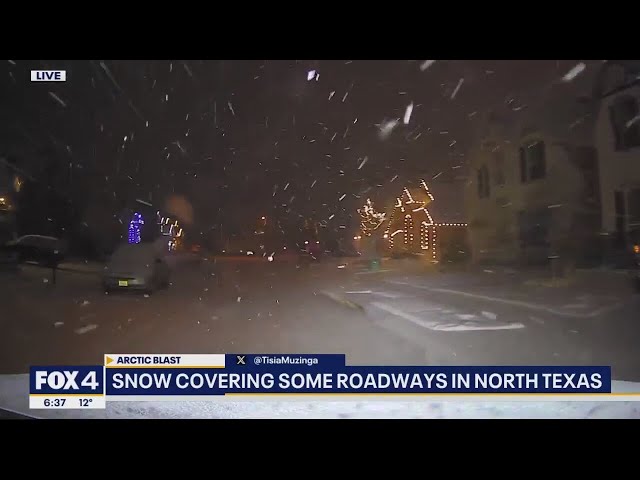 A look at the roads in Dallas County early Monday