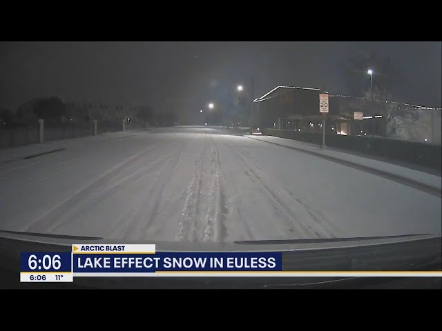 A look at the roads in Tarrant County early Monday