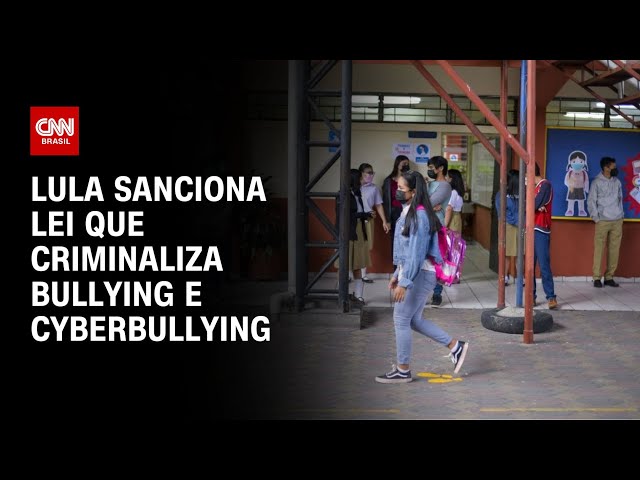 Lula sanciona lei que criminaliza bullying e cyberbullying | LIVE CNN