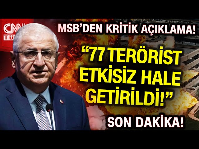 SON DAKİKA! | Suriye ve Irak'ın Kuzeyine Hava Harekatı! Bakan Güler Açıkladı 77 Terörist Etkisi