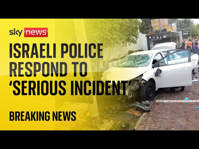 Police respond to 'serious incident' near Tel Aviv