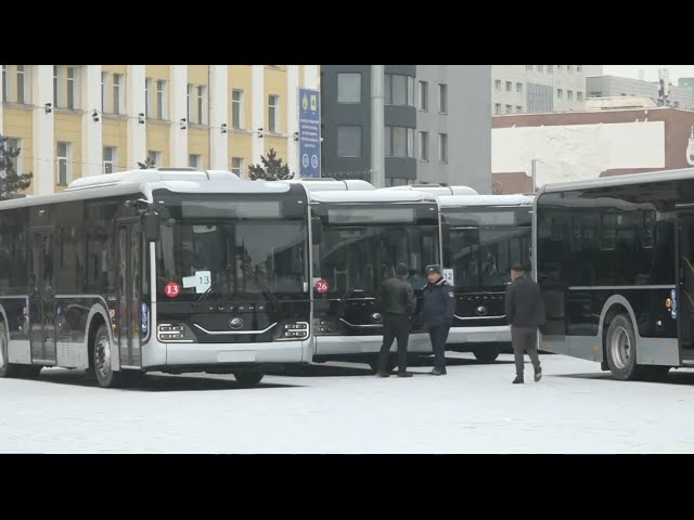 China-made buses to hit the road in Mongolia's capital