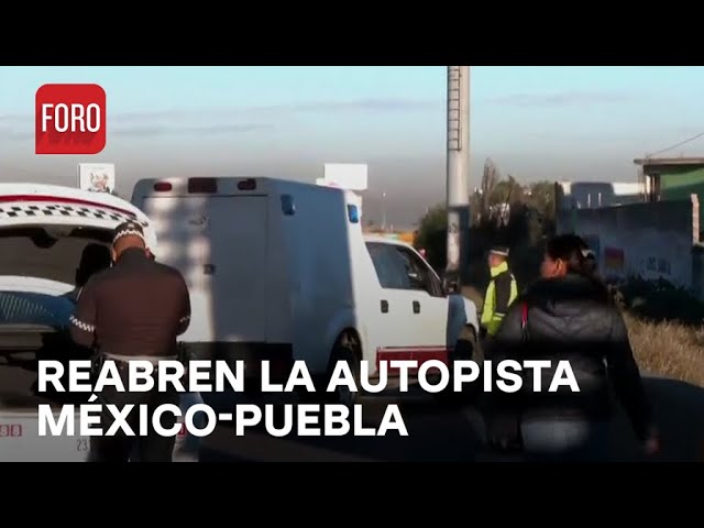 Reabren la México-Puebla tras atropellamiento de ciclista - Expreso de la Mañana