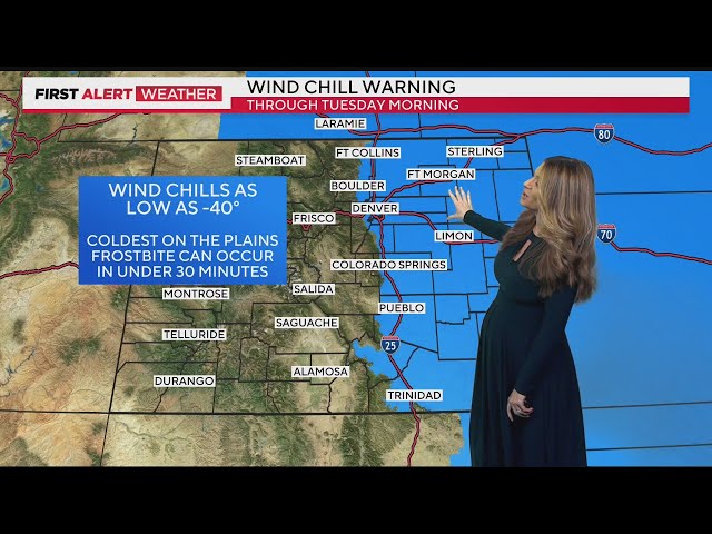 Colorado weather: Another day with dangerously cold wind chills