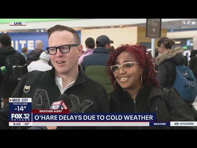 Severe cold causing delays, cancelations at O'Hare Airport