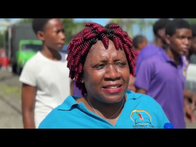 DISTRICT TWO HOSTS ENERGETIC FUN WALK IN CASTRIES BASIN.(January 12th 2024)