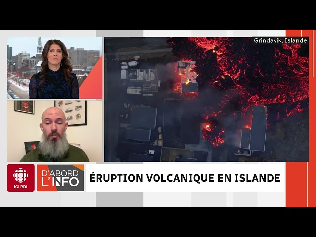 D'abord l'info | Une autre éruption volcanique en Islande